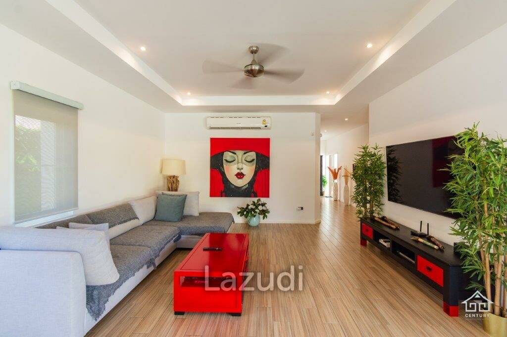 Well Maintained 4 bedroom / 4 Bathroom Pool Villa on large Plot