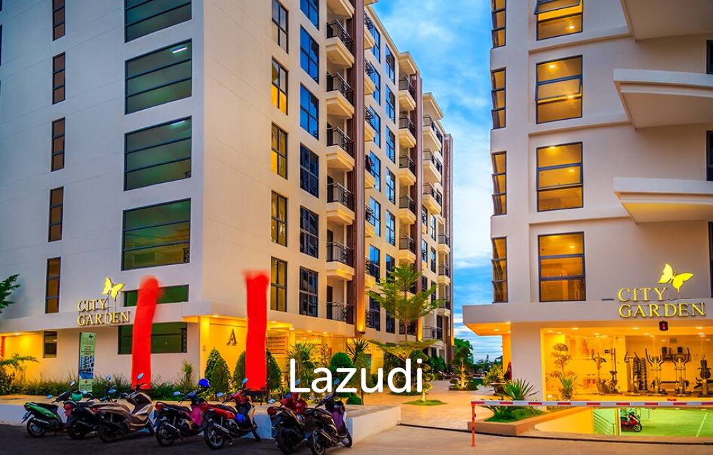 2 Bed 2 Bath 63.85 SQ.M City Garden Pratumnak