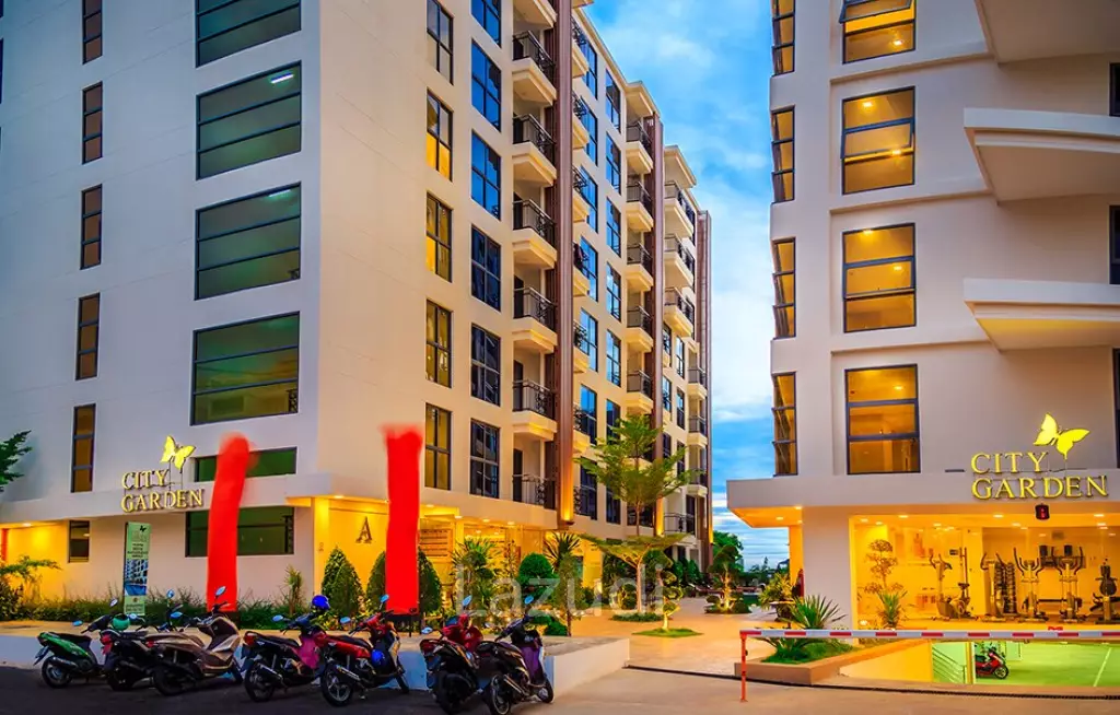 2 Bed 2 Bath 63.85 SQ.M City Garden Pratumnak