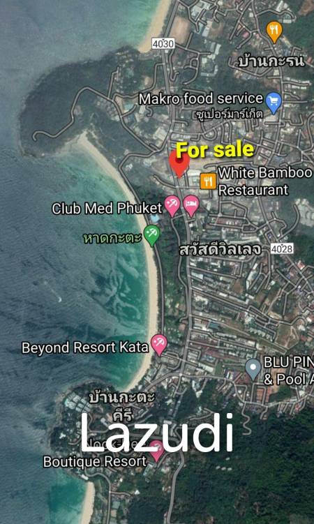 Comercial Building for Sale 1 units near the Kata Beach Phuket 150 metre.