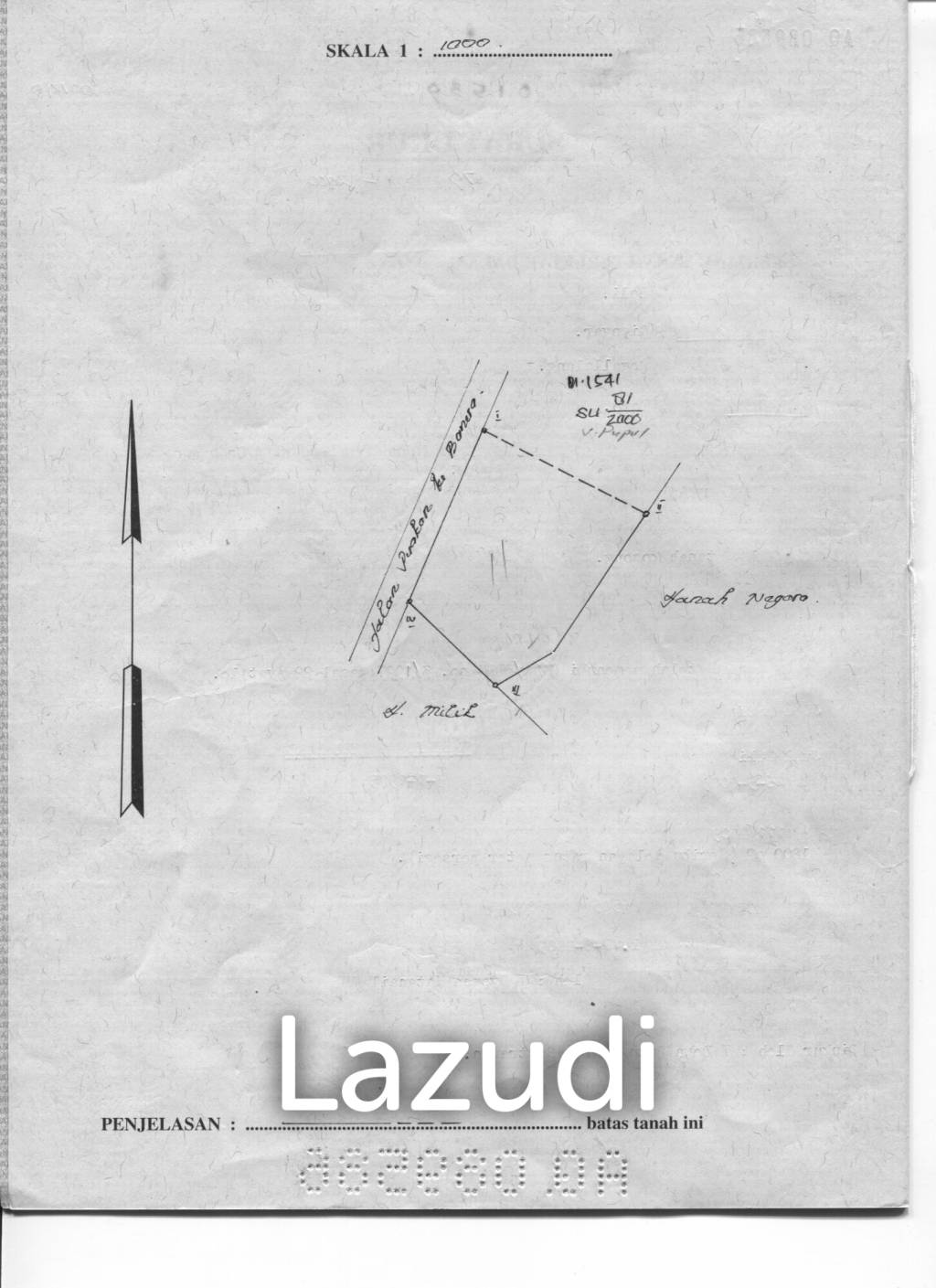 Pakuseba LAZ46660 (Land, Sertifikat Hak Milik)