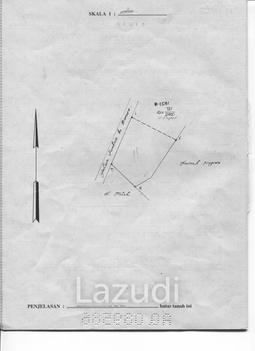 Pakuseba LAZ46660 (Land, Sertifikat Hak Milik)