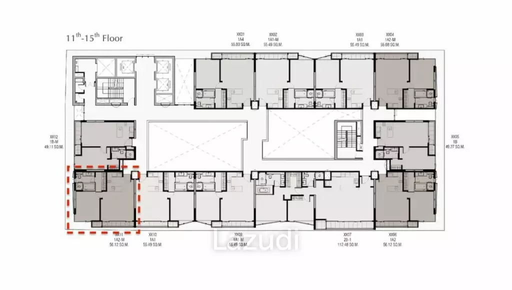 57 Sqm 1 Bed 1 Bath Condo For Sale