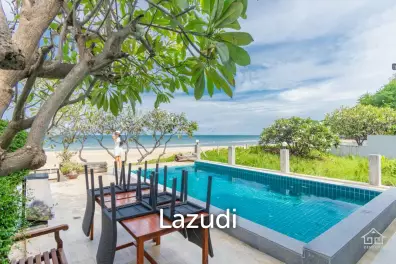 Absolute beachfront Pool villa near Khao Kalok