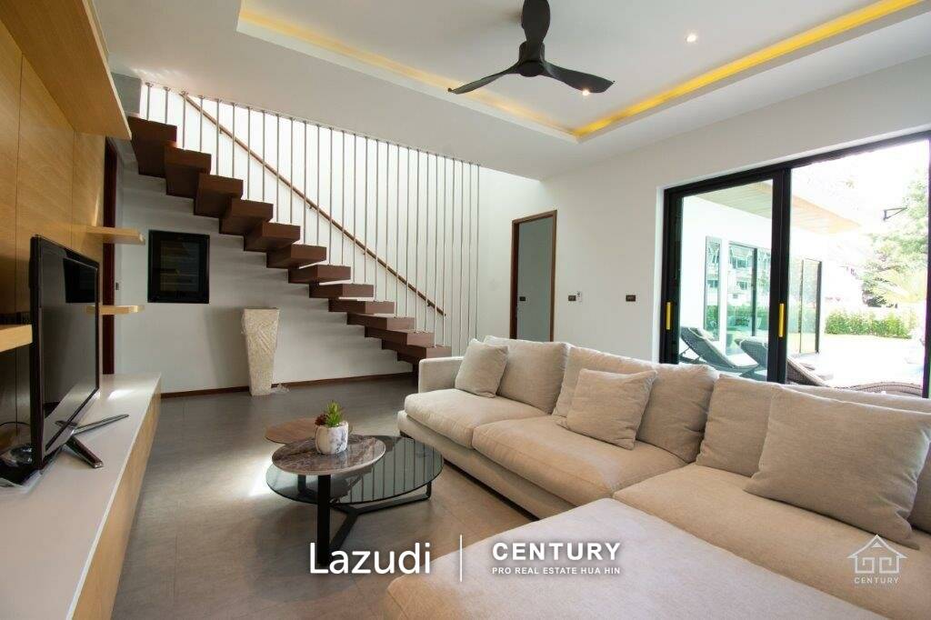 Luxury Modern 2 storey 3 bed pool villa very close to Kao Takieb Beach