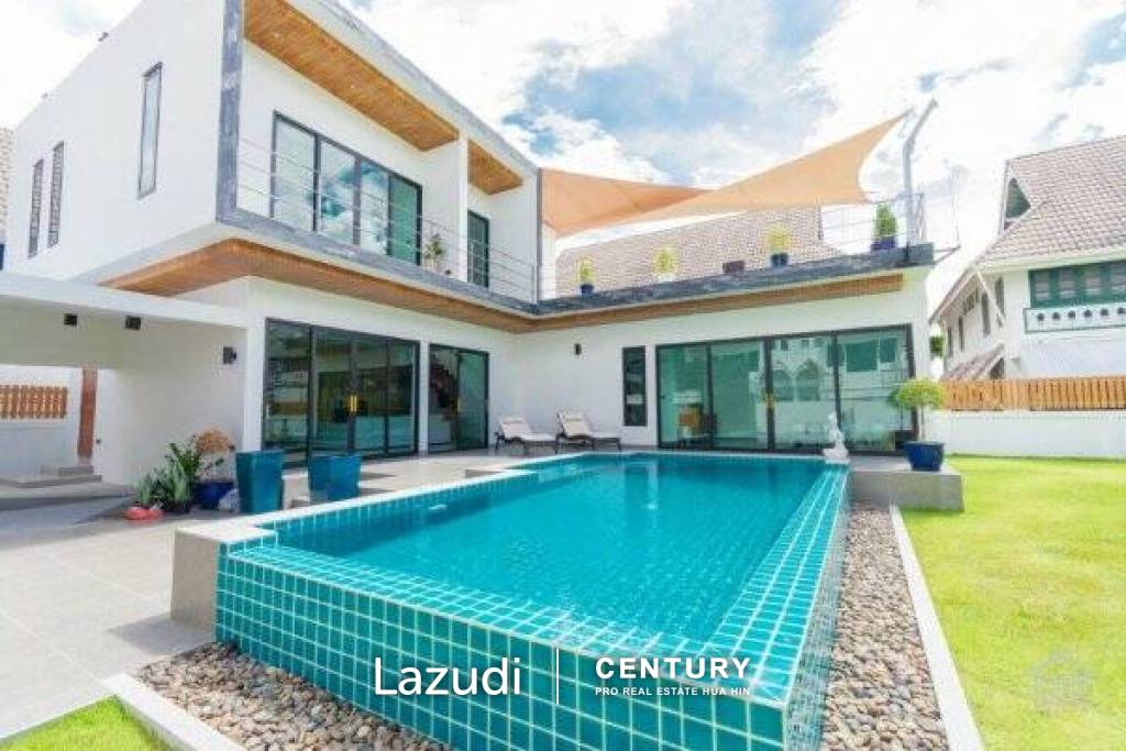 Luxury Modern 2 storey 3 bed pool villa very close to Kao Takieb Beach