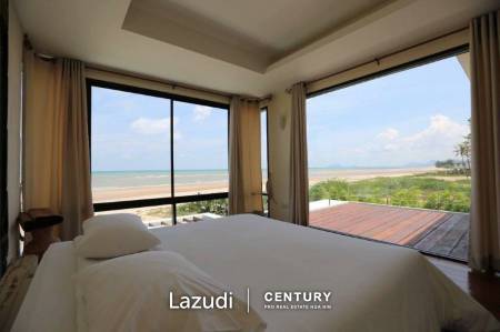 Absolute Beachfront 2 bed Pool Villa plus Maids room in Kuri Buri