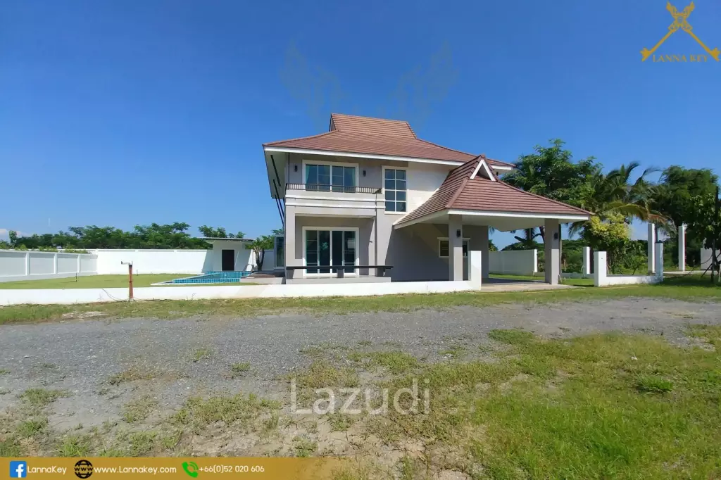 Brand-New Large 2-Storey Villa Modern Lanna Style