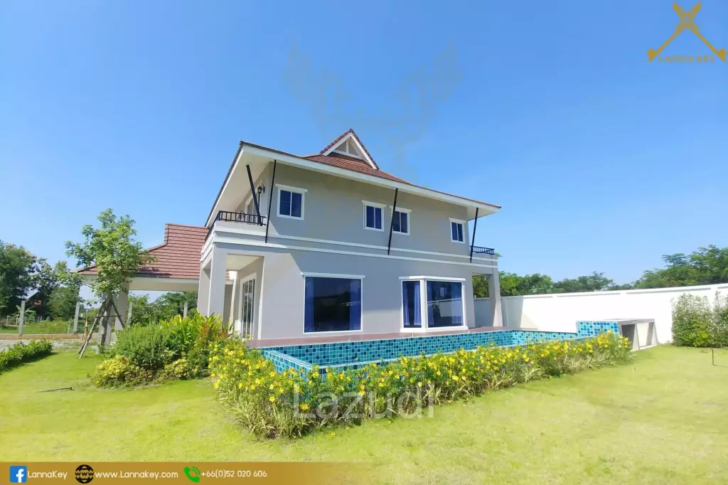 Brand-New Large 2-Storey Villa Modern Lanna Style