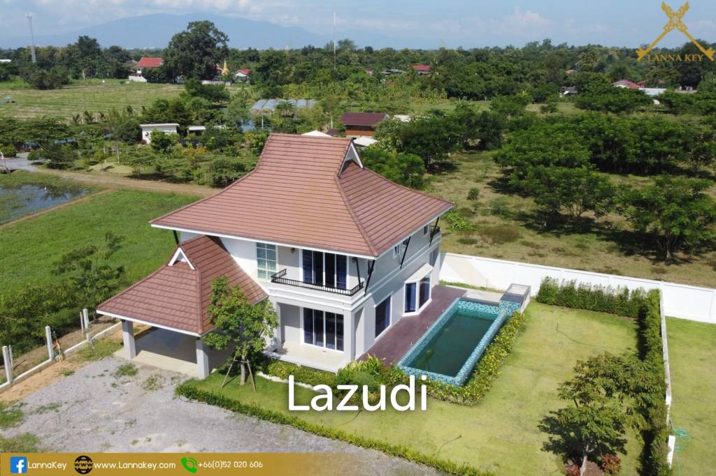 Brand-New Large 2-Storey Villa Modern Lanna Style