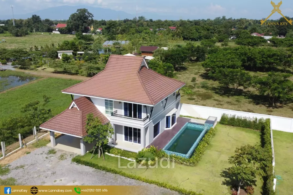 Brand-New Large 2-Storey Villa Modern Lanna Style
