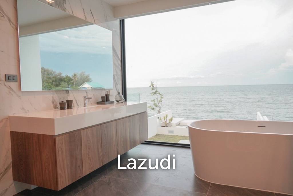 Beachfront Modern 4 bed pool villa