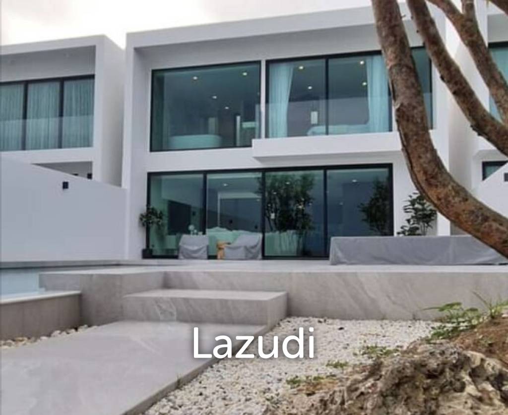 Beachfront Modern 4 bed pool villa