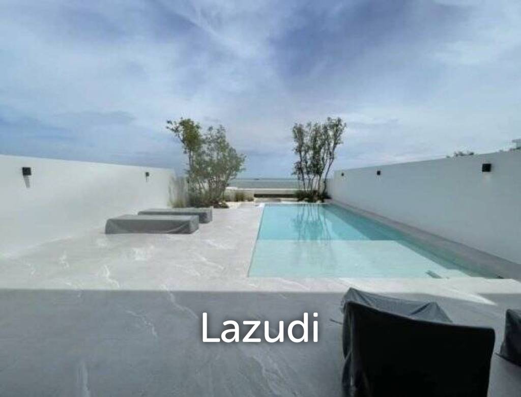 Beachfront Modern 4 bed pool villa