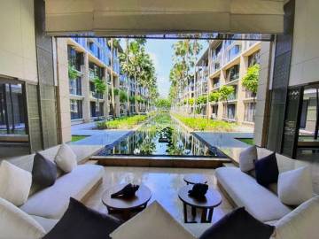 Beach-front condo Baan Mai Khao Phuket.