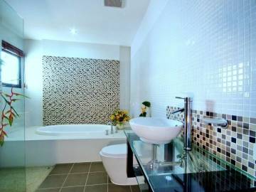 Accommodation close to the beach in Choengmon Gardens townhouse complex (Choeng Mon)