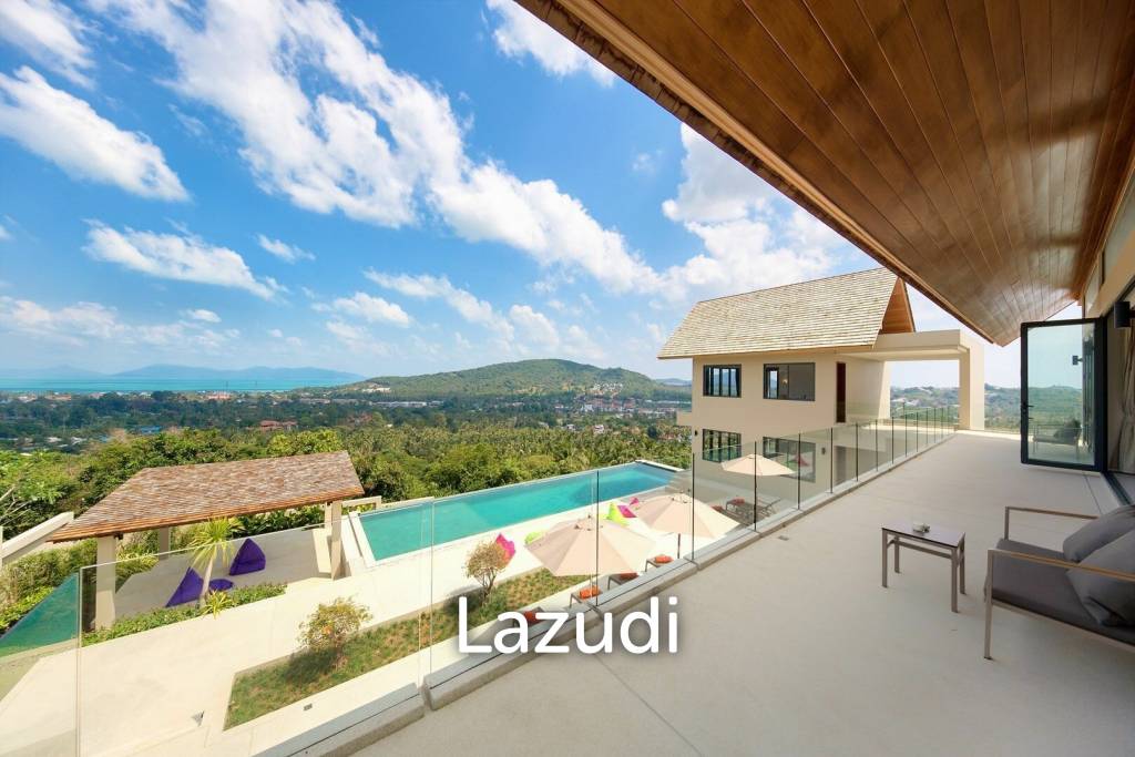 6 bedrooms luxurious panoramic sea view Villa in Bophut