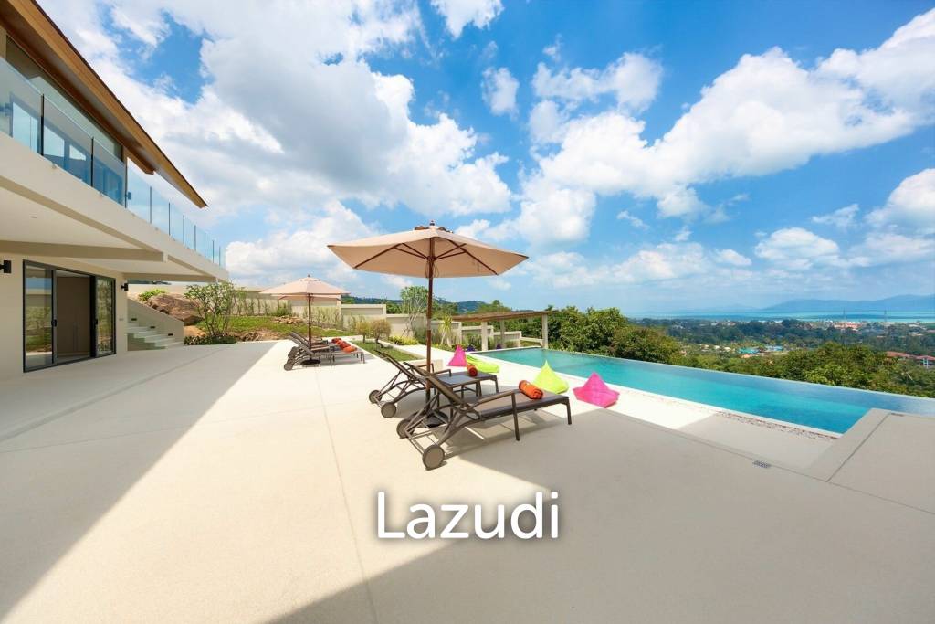 6 bedrooms luxurious panoramic sea view Villa in Bophut