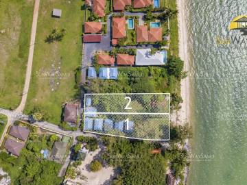 Beachfront Lipanoi land for sale with house and bungalows