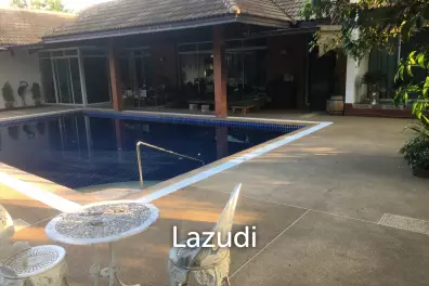 Two story detached house set on 1 Rai of land with private pool