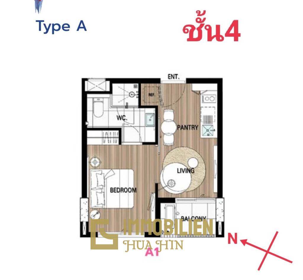 31 qm 1 Bett 1 Bad Apartment Für Verkauf