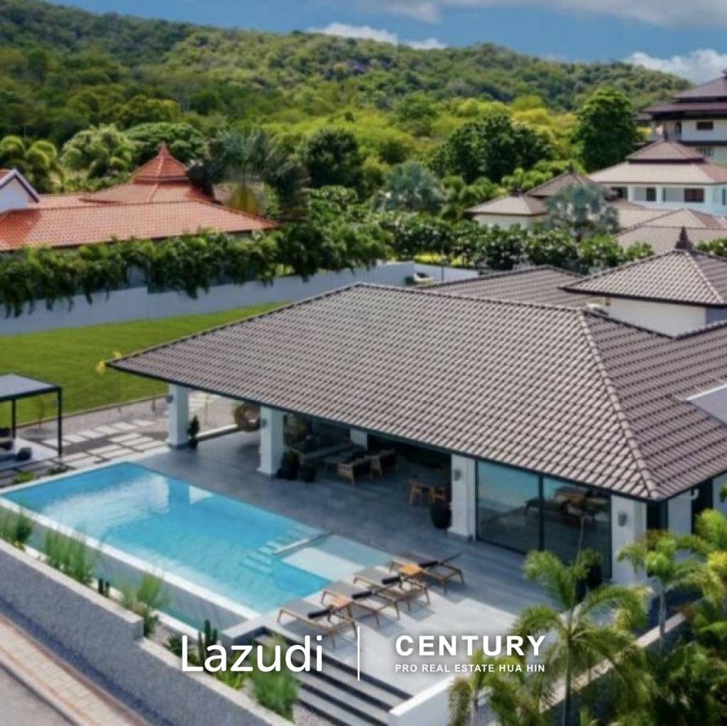 BANYAN RESIDENCES : Great modern Bali design, 5 bed pool villa on Premier Development near town and beaches.