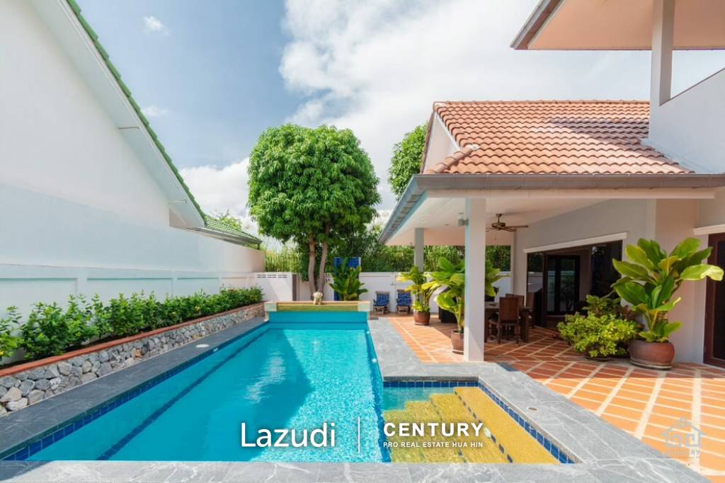 BAAN SILVIA : Great Value 3 Bed Pool Villa near Town