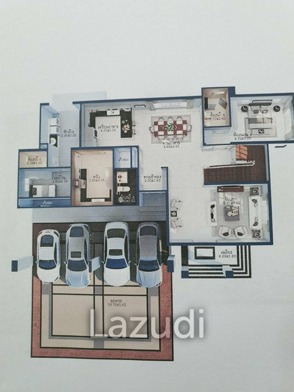 4 Bed 6 Bath 400 SQ.M Narasiri Bangna