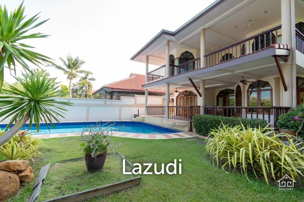 Spacious 4 Bedroom Pool Villa at Crystal View, overlooking a lake