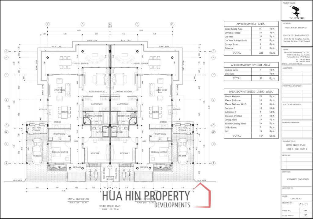 2 Bed 147SQ.M Falcon Hill Luxury Pool Villas