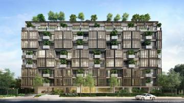 1 bed Loft 34.60SQM, Walden Sukhumvit 39