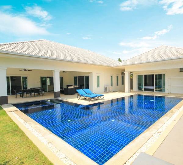 Large Beautiful 4 Bedroom Pool Villa At Avenue Gold - Hua Hin Soi 88