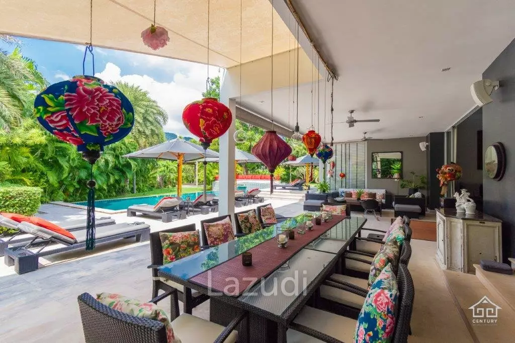 BAAN ING PHU : Designer and immaculate 8 Bed Pool Villa Estate.