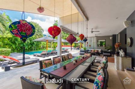 BAAN ING PHU : Designer and immaculate 8 bed pool villa estate.