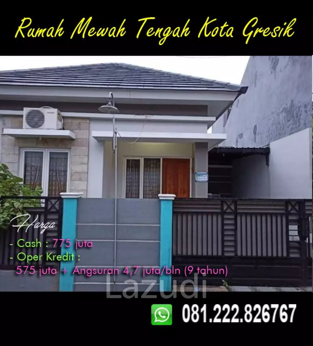 Dijual Rumah Mewah Tengah Kota Gresik