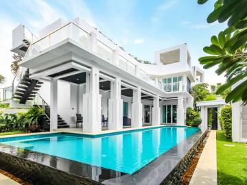 Luxury Modern 4 Bedroom Pool Villa At Palm Oasis - Jomtien
