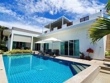 Khao Tao - Modern 3 Bed Pool Villa At Sivana Gardens