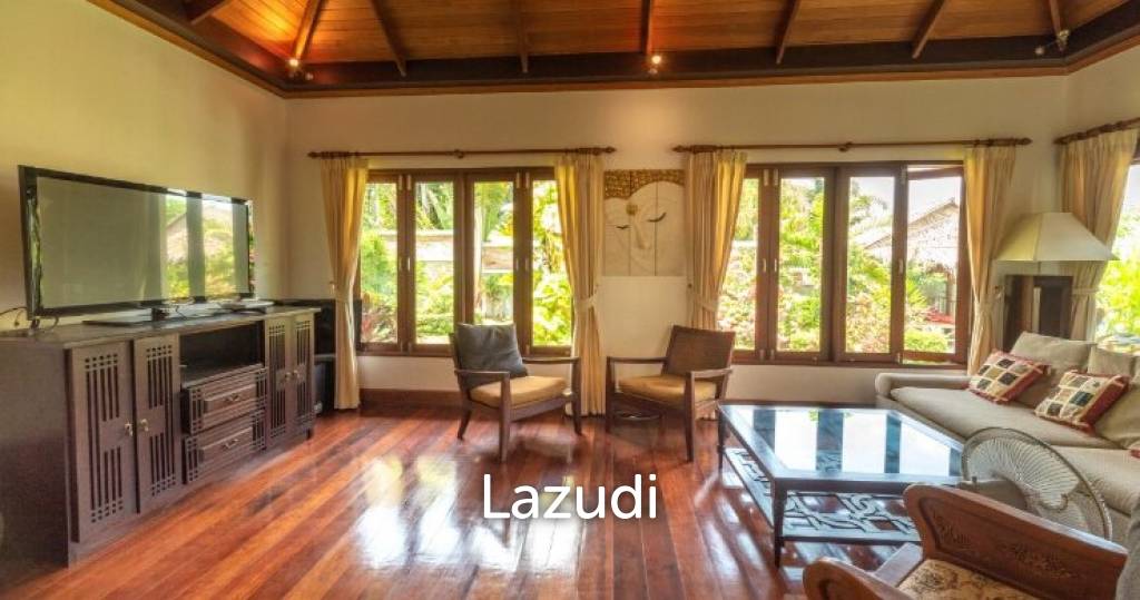  Tropical 4 Bedroom Villa with Big Garden in Plai Laem 