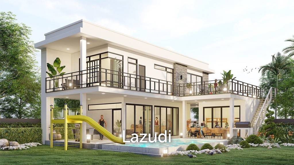 6,590,000 thb pool villa/party villa  4 bedrooms 5 bathrooms 300 SWM