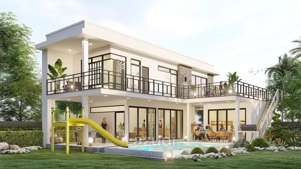 6,590,000 thb pool villa/party villa  4 bedrooms 5 bathrooms 300 SWM