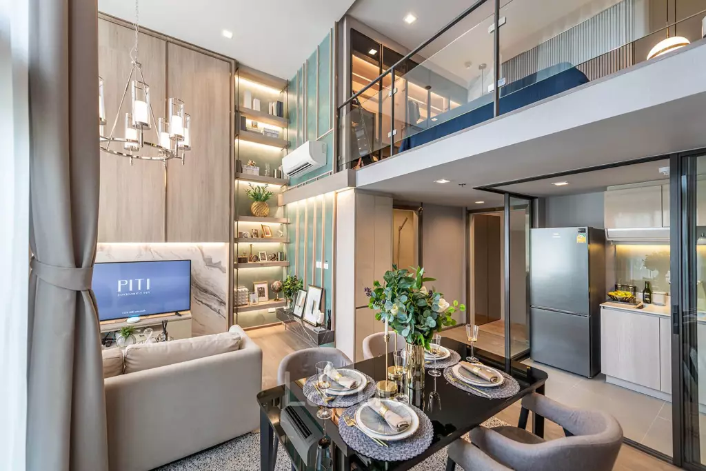 1 Bed 1 Bath 46.43 SQ.M PITI Sukhumvit 101