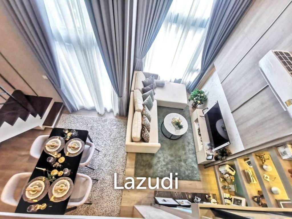 2 Bed Loft condo 64.32 SQM, PITI Sukhumvit 101