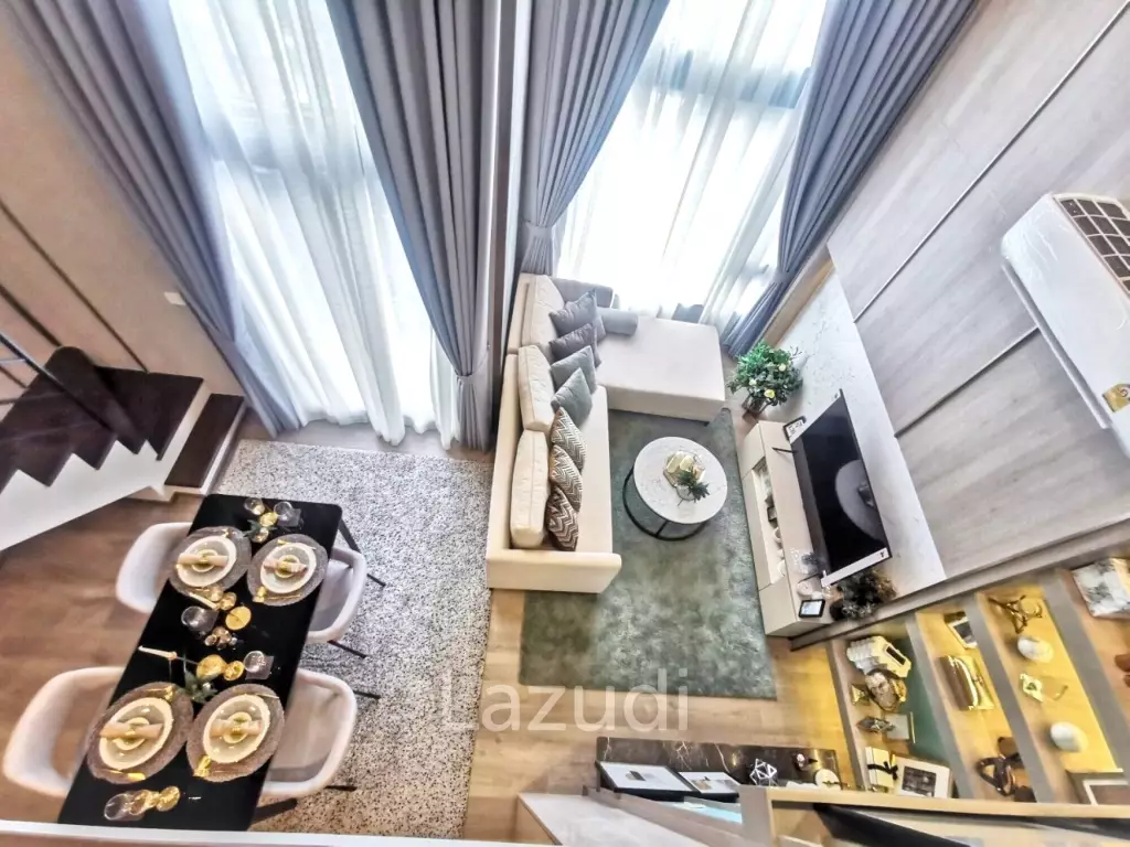 2 Bed Loft condo 64.32 SQM, PITI Sukhumvit 101