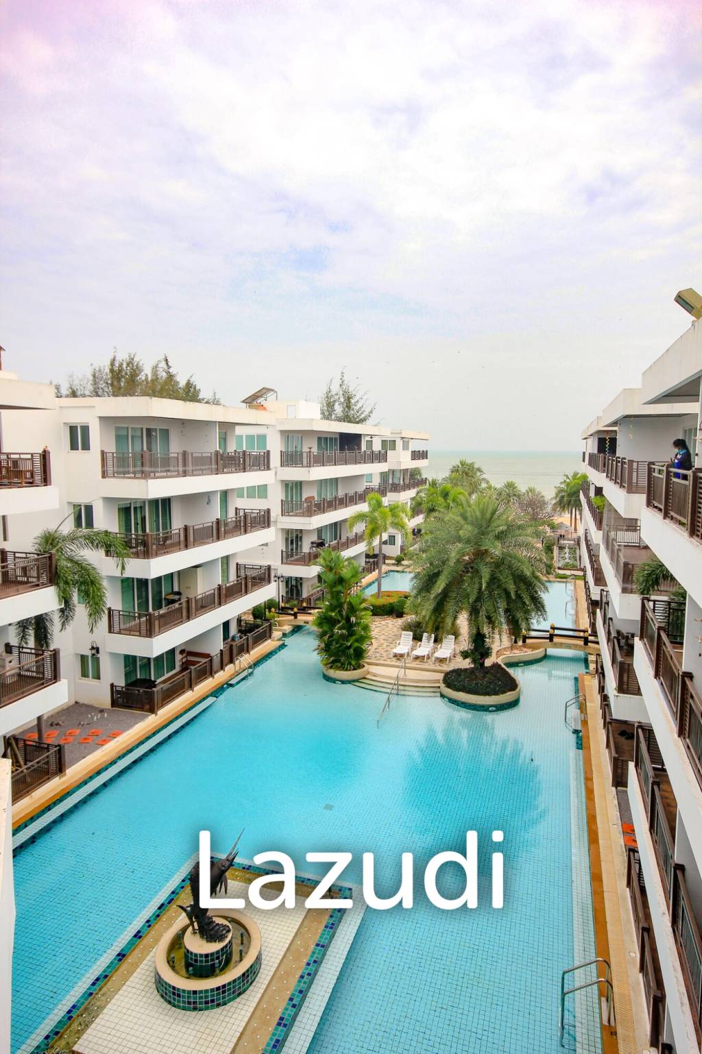 Direct Sea View - 2 Bed Unit At Beach Palace Cha Am