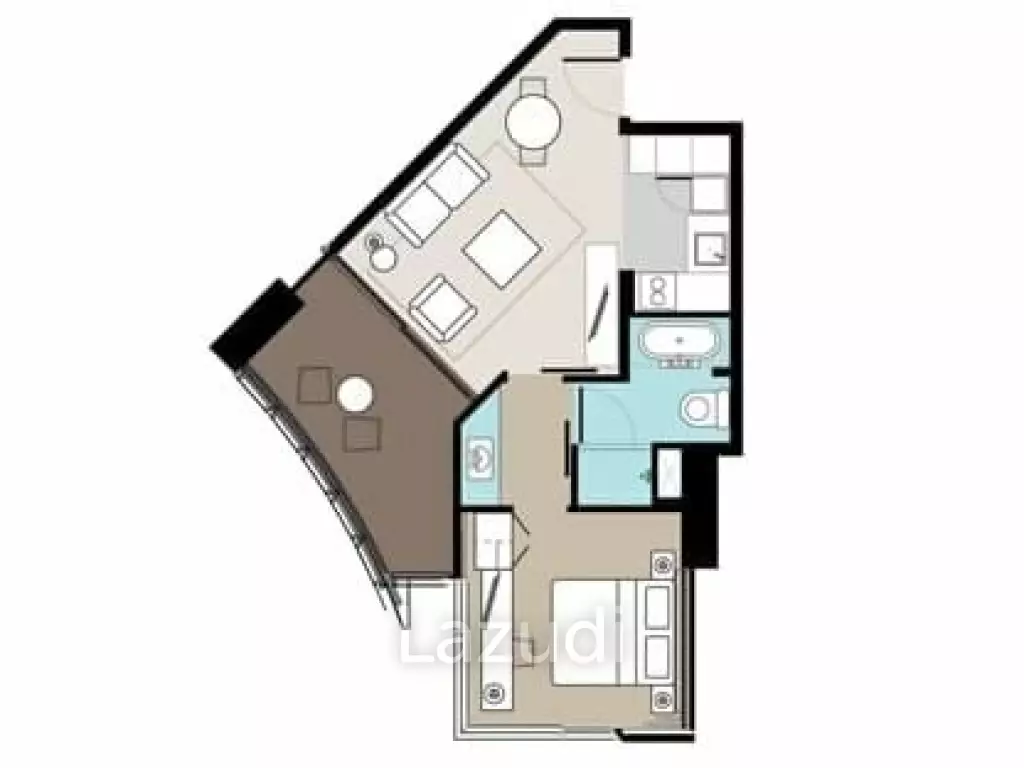 1 Bedroom 70 SQ.M Chatrium Residence Riverside