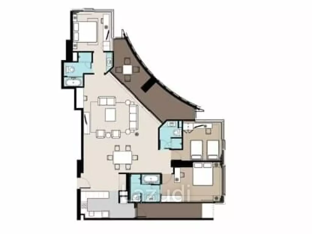 3 Bedroom 200 SQ.M Chatrium Residence Riverside