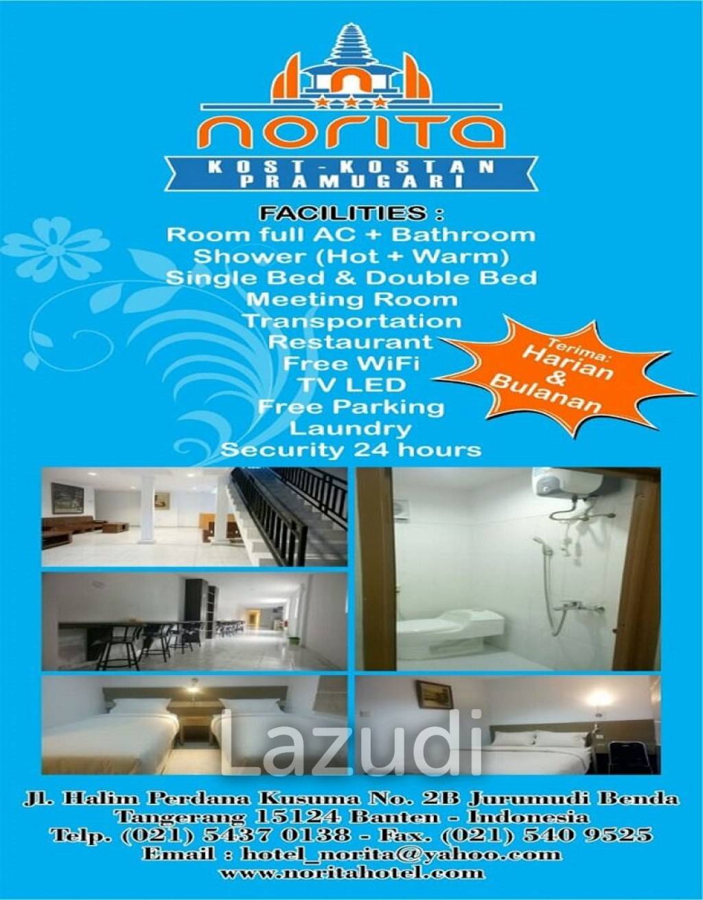Kost2an Dekat Bandara Soekarno Hatta Cengkareng "Norita House"