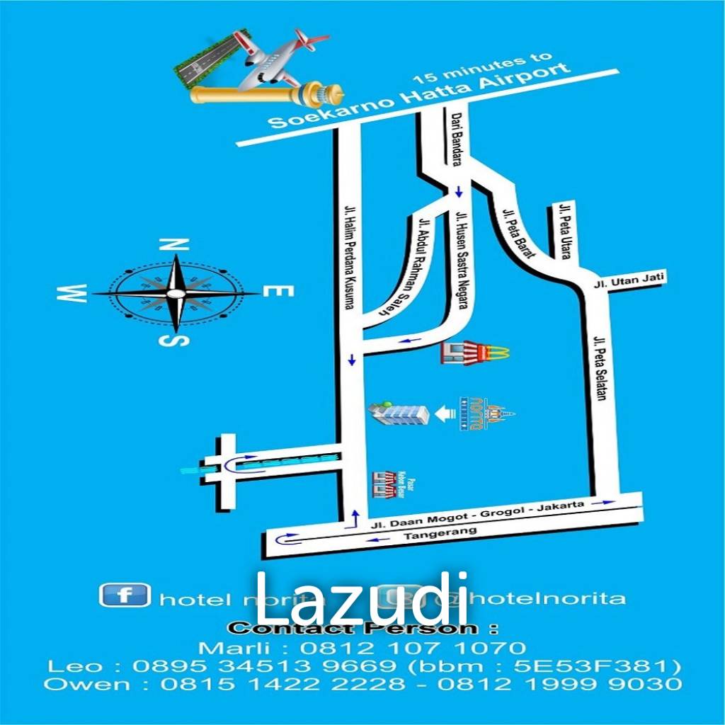 Kost2an Dekat Bandara Soekarno Hatta Cengkareng "Norita House"