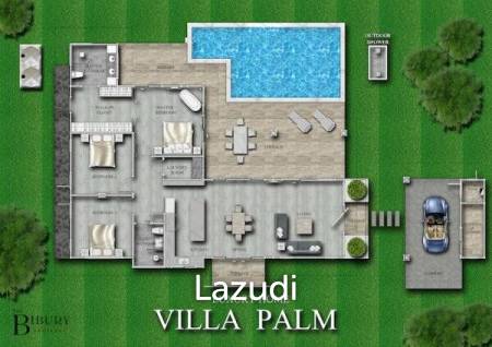 BIBURY LUXURY HOMES : Villa Palm 3 Bed pool villa
