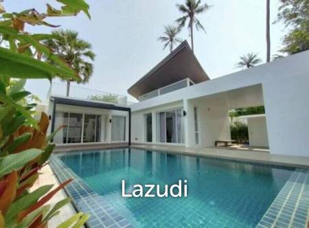 PRANALUX : New 3 bed pool villa very close to the beach